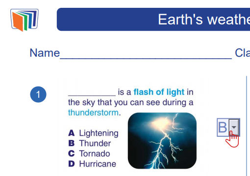 Open Worksheet: Earth`s weather and sessions