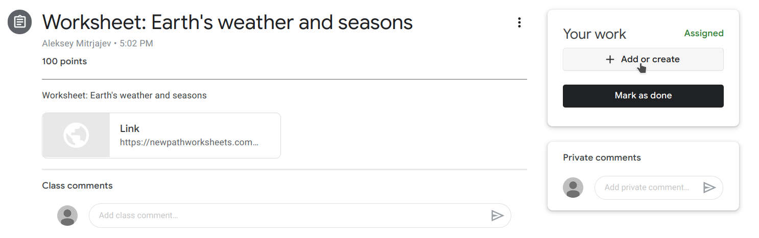 Complete Worksheet: Earth`s weather and sessions