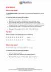 Mathematics - Fifth Grade - Study Guide: Statistics