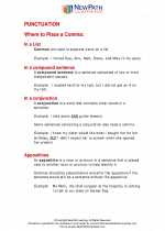 English Language Arts - Sixth Grade - Study Guide: Punctuation
