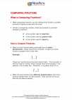 Mathematics - Third Grade - Study Guide: Comparing Fractions