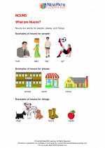 English Language Arts - First Grade - Study Guide: Nouns