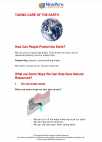 Science - First Grade - Study Guide: Taking Care of Earth