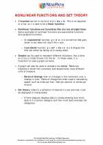 Mathematics - Seventh Grade - Study Guide: Nonlinear Functions and Set Theory