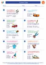 English Language Arts - Fourth Grade - Worksheet: Context Clues