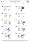 Mathematics - Third Grade - Worksheet: Greater Than/Less Than