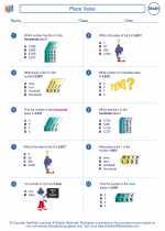 Mathematics - Third Grade - Worksheet: Place Value