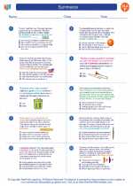 English Language Arts - Sixth Grade - Worksheet: Summarize