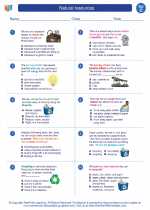 Science - Third Grade - Worksheet: Natural resources