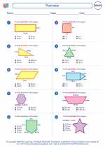 Mathematics - Fifth Grade - Worksheet: Perimeter