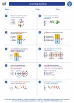 Science - Eighth Grade - Worksheet: Chemical bonding
