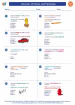 English Language Arts - Eighth Grade - Worksheet: Gerunds, Infinitives, and Participles 