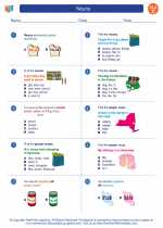 English Language Arts - Third Grade - Worksheet: Nouns