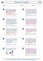 Mathematics - Seventh Grade - Worksheet: Introduction to Probability