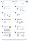 Mathematics - Eighth Grade - Worksheet: Plane figures