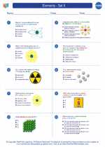 Chemistry - High School - Worksheet: Elements - Set II