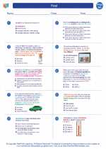 Physics - High School - Worksheet: Heat
