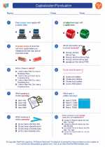 English Language Arts - Third Grade - Worksheet: Capitalization/Punctuation