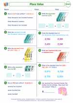 Mathematics - Fourth Grade - Worksheet: Place Value