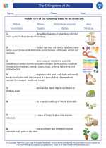 Science - Fifth Grade - Vocabulary: The 6-Kingdoms of life