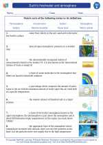 Science - Fifth Grade - Vocabulary: Earth's freshwater and atmosphere