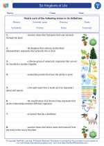 Science - Sixth Grade - Vocabulary: Six Kingdoms of Life
