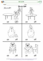 Mathematics - Kindergarten - Worksheet: On & Off