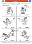 Science - Kindergarten - Worksheet: Up and Down