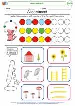Mathematics - First Grade - Worksheet: Assessment