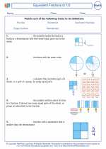 Mathematics - Second Grade - Vocabulary: Fractions Greater Than or Less Than 1/2