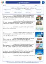 Science - Sixth Grade - Vocabulary: Earth's Atmosphere