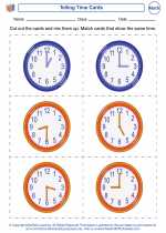 Mathematics - Third Grade - Activity Lesson: Telling Time Cards