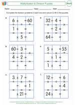 Mathematics - Fourth Grade - Activity Lesson: Multiplication & Division Puzzles