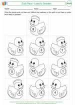 Mathematics - First Grade - Activity Lesson: Duck Race - Least to Greatest