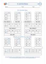 Mathematics - Fifth Grade - Worksheet: In and Out Boxes