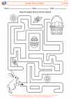 Social Studies - First Grade - Worksheet: Easter Bunny Maze