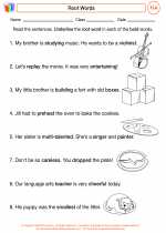 English Language Arts - Third Grade - Worksheet: Root Words