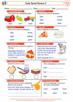 English Language Arts - Third Grade - Worksheet: Daily Spiral Review 2