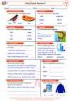 English Language Arts - Third Grade - Worksheet: Daily Spiral Review 6