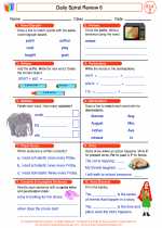 English Language Arts - Second Grade - Worksheet: Daily Spiral Review 6