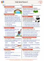 English Language Arts - Fifth Grade - Worksheet: Daily Spiral Review 5