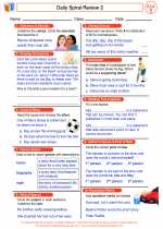 English Language Arts - Fifth Grade - Worksheet: Daily Spiral Review 2