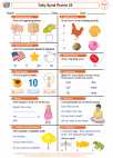 English Language Arts - First Grade - Worksheet: Daily Spiral Review 28