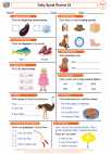 English Language Arts - First Grade - Worksheet: Daily Spiral Review 24