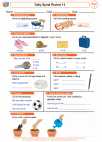 English Language Arts - First Grade - Worksheet: Daily Spiral Review 14