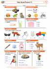 English Language Arts - First Grade - Worksheet: Daily Spiral Review 12