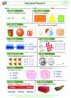 Daily Spiral Review 8, Grade 1