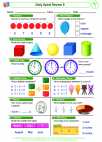 Daily Spiral Review 9, Grade 1