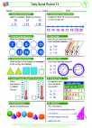 Mathematics - Second Grade - Worksheet: Daily Spiral Review 14, Grade 2