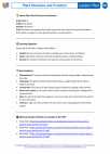Science - Fourth Grade - Lesson Plan: Plant Structure and Function - Bundle